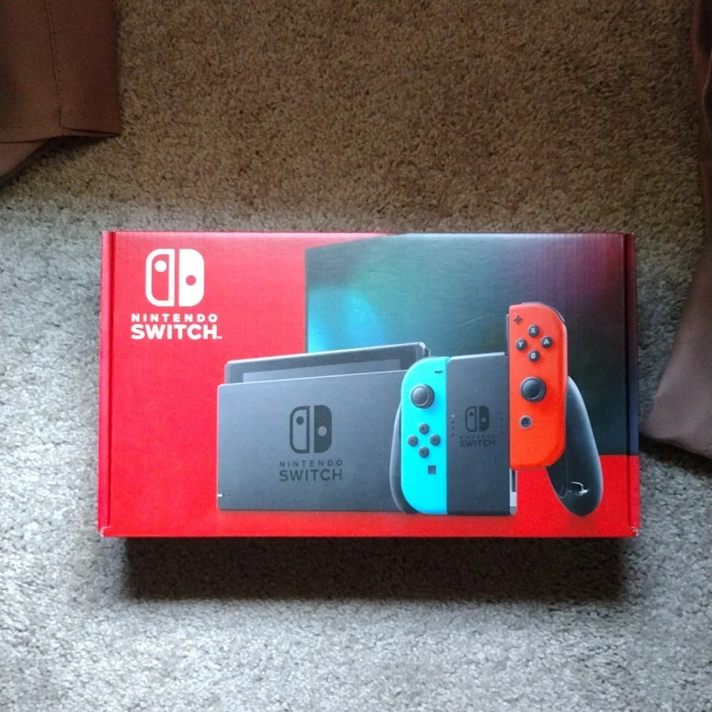 Nintendo Switch w/ Neon Blue & Neon Red Joy-Con
